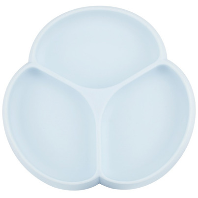 Glitter & Spice Silicone Suction Plate Ice Blue
