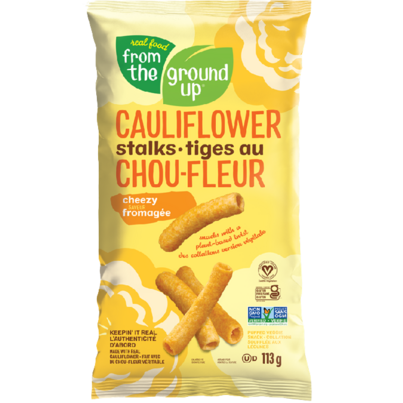 Real Food From The Ground Up Cauliflower Stalks Cheddar