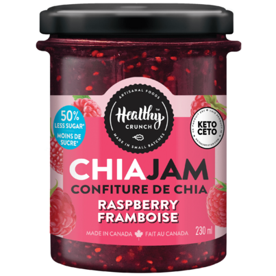 Healthy Crunch Raspberry Chia Jam