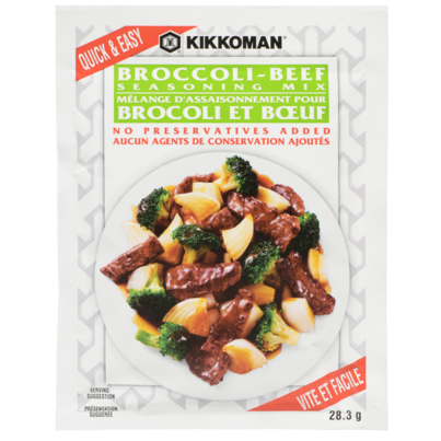 Kikkoman Preservative Free Seasoning Mix Broccoli And Beef