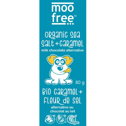 Moo Free Organic Bar Sea Salt Caramel