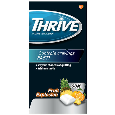 Thrive 4mg Nicotine Replacement Gum Fruit Xplosion