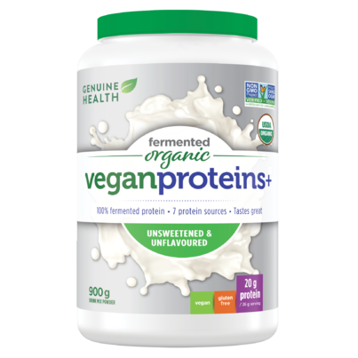 Genuine Health Fermented Organic Vegan Proteins+ Unflavoured