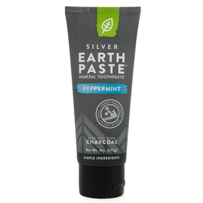 Redmond Silver Earthpaste Peppermint With Activated Charcoal