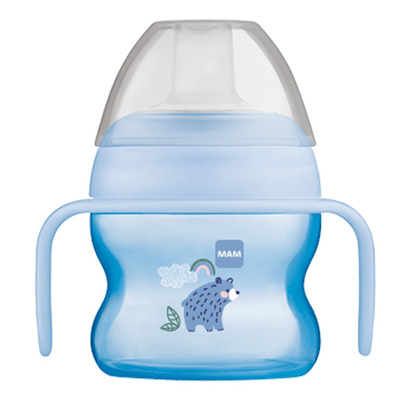 MAM Starter Sippy Cup With Handles Blue Bear
