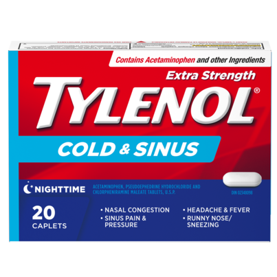 Tylenol Cold & Sinus Extra Strength Nighttime Caplets