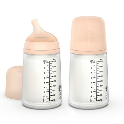 Suavinex Zero.Zero Large Anti-Colic Bottle Medium Flow Fair