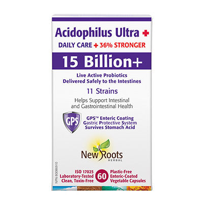 New Roots Herbal Acidophilus Ultra + 15 Billion+