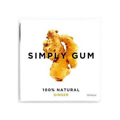 Simply Gum Ginger Natural Chewing Gum