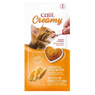 Catit Creamy Lickable Cat Treat Chicken & Liver