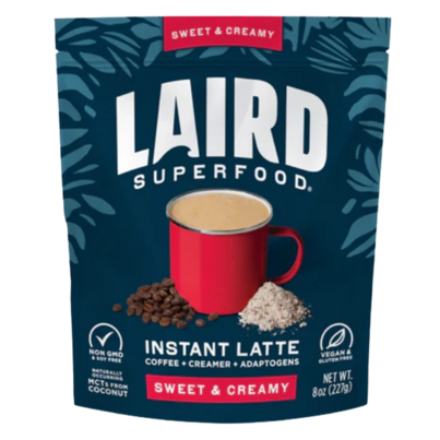 Laird Superfoods Sweet And Creamy Instant Latte With Adaptogens