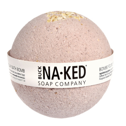 Buck Naked Soap Company Brazilian Purple Clay & Oatmeal Bath Bomb