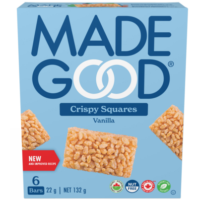 MadeGood Organic Vanilla Crispy Squares