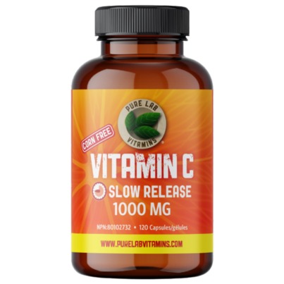Pure Lab Vitamins Vitamin C 1000mg Slow Release
