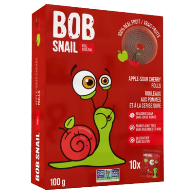 Bob Snail Fruit Rolls Apple Sour Cherry