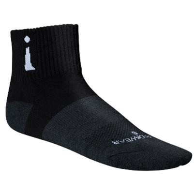 Incrediwear Active Socks Above Ankle Black