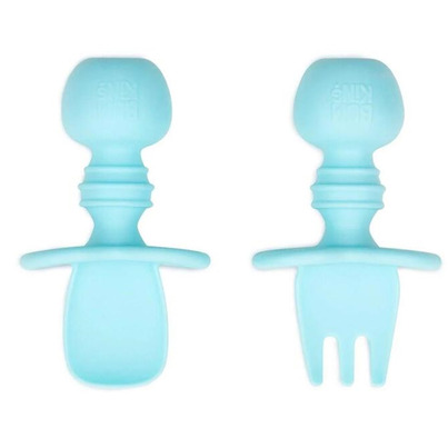 Bumkins Silicone Chewtensils Blue