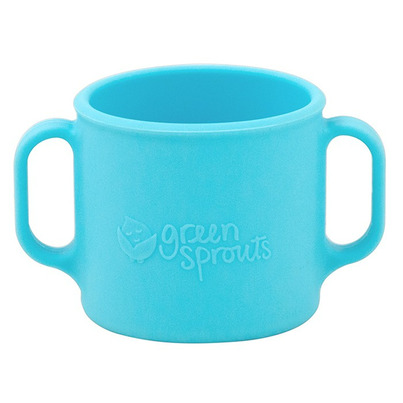 Green Sprouts Silicone Learning Cup Aqua