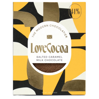 Love Cocoa Milk Chocolate Bar Salted Caramel