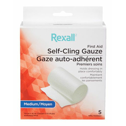 Rexall First Aid Self-Cling Gauze Medium