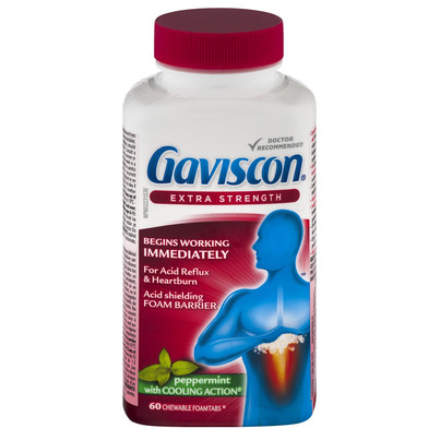 Gaviscon Extra Strength Tablets Peppermint