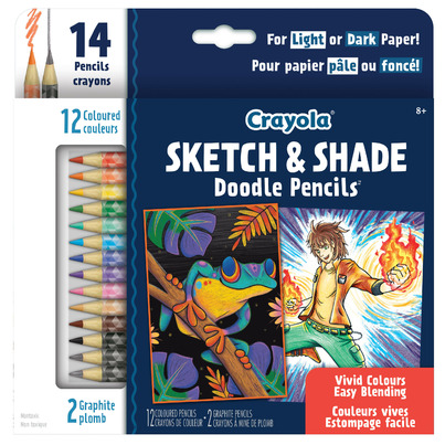 Crayola Sketch And Shade Doodle Pencil