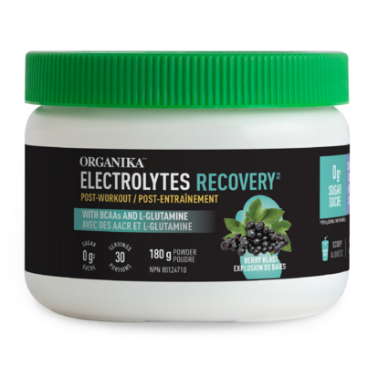 Organika Electrolytes Recovery Powder Berry Blast