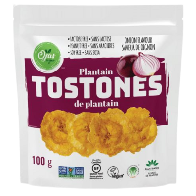 Ojas Vegan Onion Plantain Tostones