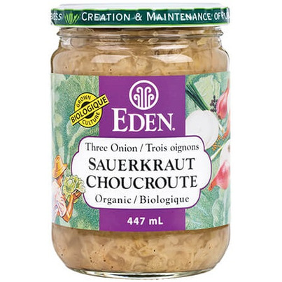 Eden Organic Three Onion Sauerkraut