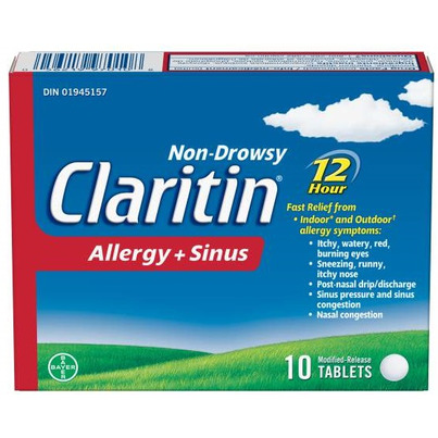 Claritin Non-Drowsy Allergy & Sinus