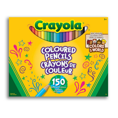 Crayola Coloured Pencils With Colours Of The World
