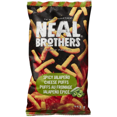 Neal Brothers Cheese Puffs Spicy Jalapeno