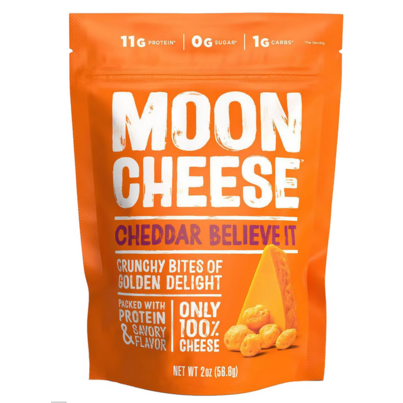 Moon Cheese Crunchy Cheese Bites Medium Cheddar