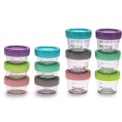 Melii Baby Glass Food Containers