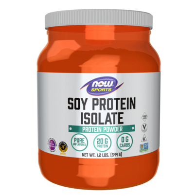 NOW Foods Sports Soy Protein Isolate Powder Unflavoured