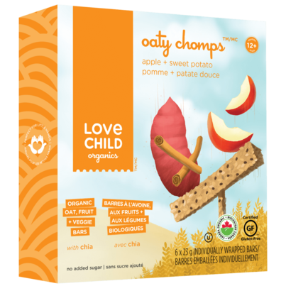 Love Child Organics Oaty Chomps Apple Sweet Potato