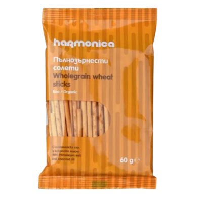 Harmonica Organic Wholegrain Wheat Sticks