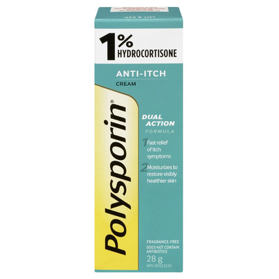 Polysporin 1% Hydrocortisone Anti Itch Cream