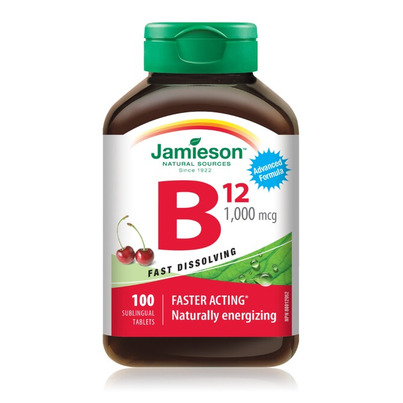 Jamieson Vitamin B12 Fast Dissolving Sublingual Tablets