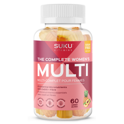 SUKU Vitamins The Complete Women's Multi Plus CoQ10 & Fibre