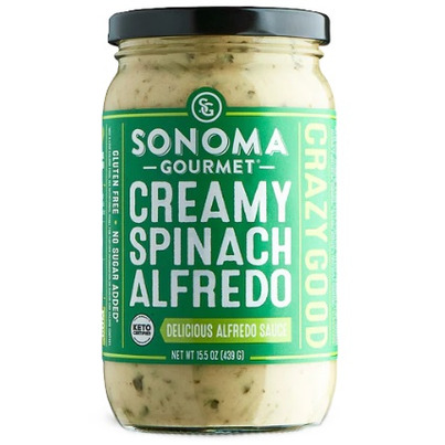 Sonoma Gourmet Creamy Spinach Alfredo Sauce