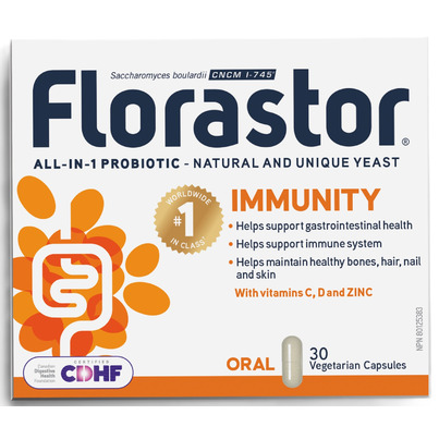 Florastor Immunity All-In-1 Probiotic