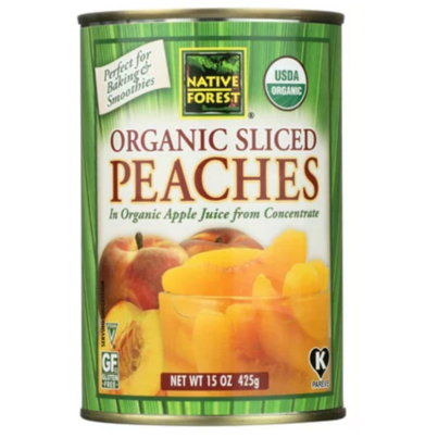 Native Forest Organic Peach Slices