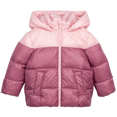 Miles The Label Kids Polyfilled Jacket Woven Pink