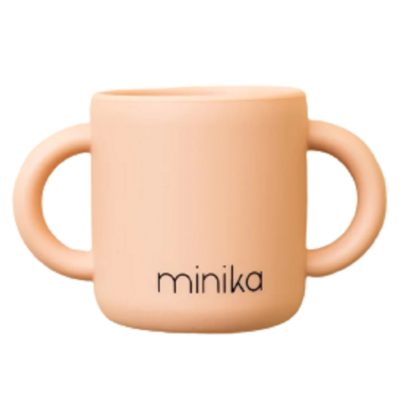 Minika Learning Cup With Handles Blush