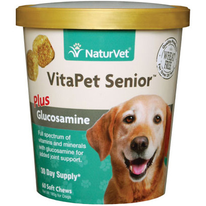 Naturvet VitaPet Senior Plus Glucosamine Soft Chews