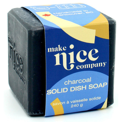 Make Nice Company Charcoal Solid Dish Soap