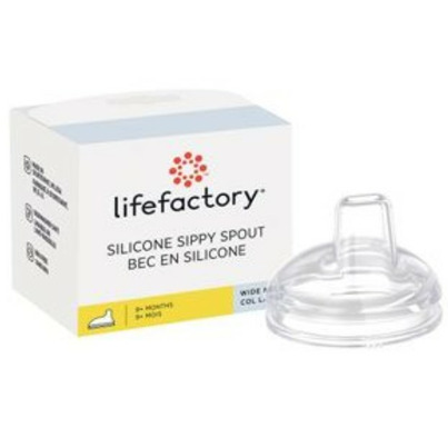 Lifefactory Wide Neck Soft Sippy Spout Accessory For Baby Bottle