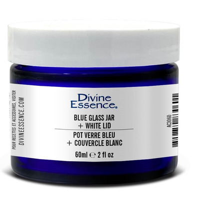 Divine Essence Blue Glass Jar 60ml