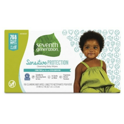 Seventh Generation Sensitive Protection Cleansing Baby Wipes